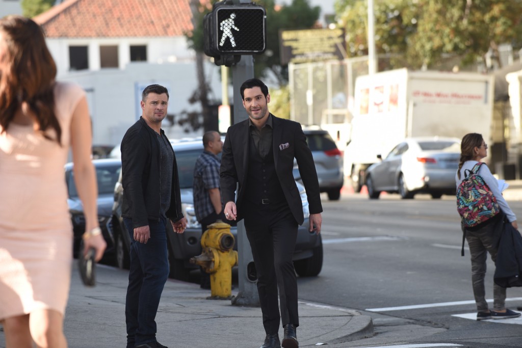 Cain et Lucifer dans les rues de Los Angeles